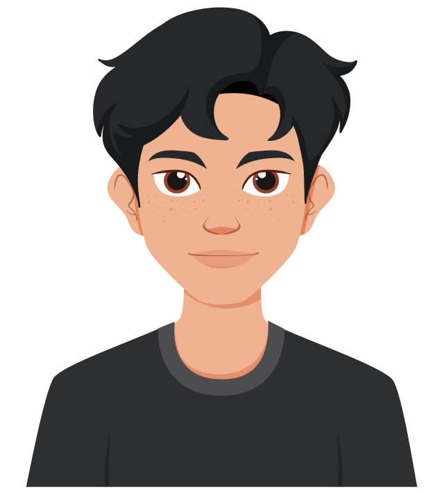 Illustration of Mohamed as a business expert